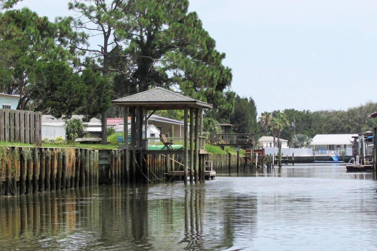 Canal Home Dock Walk To Beach Kayaks Sup Fishing St. Augustine Extérieur photo