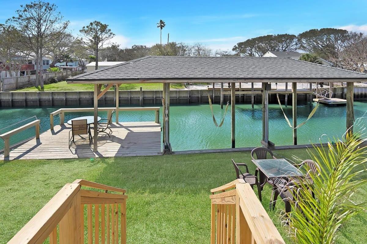 Canal Home Dock Walk To Beach Kayaks Sup Fishing St. Augustine Extérieur photo